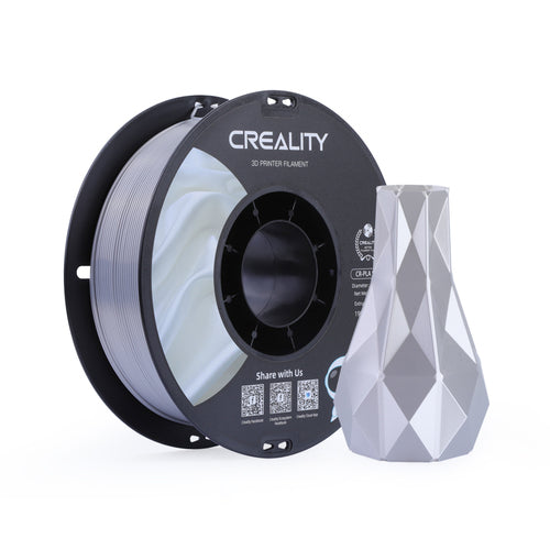 Creality CR-Silk PLA filament – sølv, 1 kg – produktvisning 2