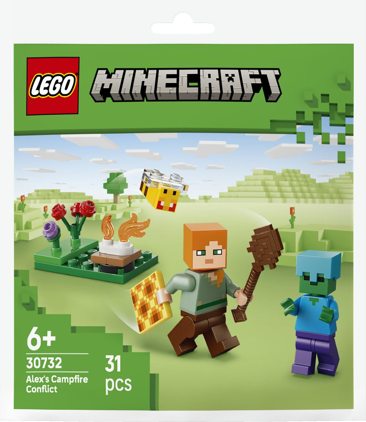 LEGO 30732 Minecraft Alex Encounter at the Campfire (Polybag) LEGO
