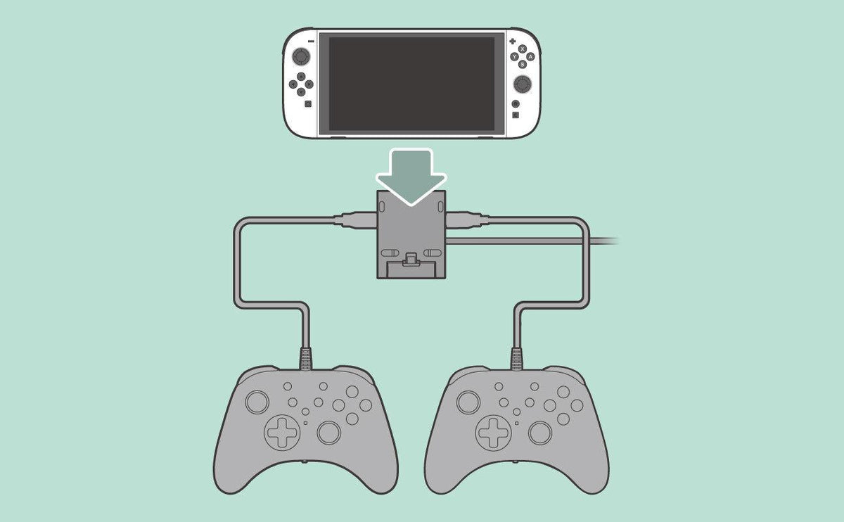 HORI - Dual USB PlayStand for Nintendo Switch 2 - Dark Grey HORI
