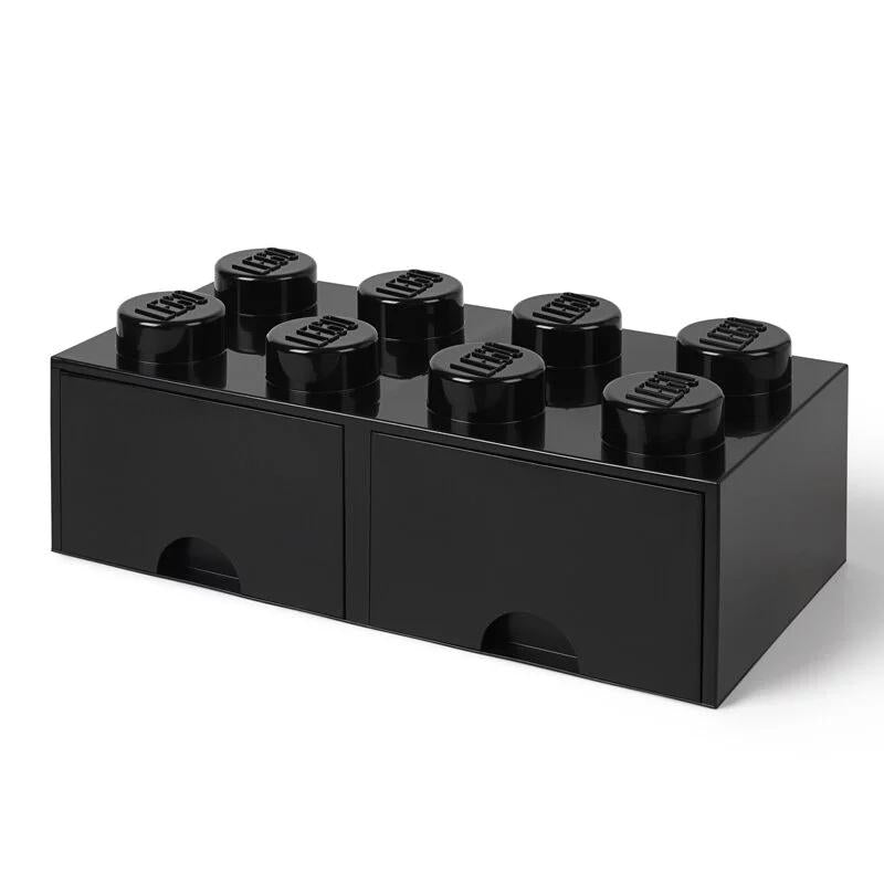 Room Copenhagen LEGO Brick Drawer 8 black - RC40061733 Room Copenhagen