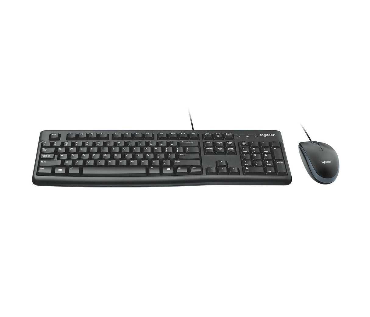 Logitech Desktop MK120 Tastatur og mus-sæt Kabling Nordisk Logitech