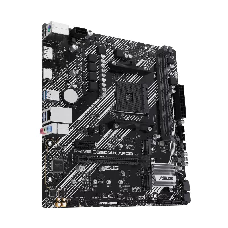 ASUS PRIME B550M-K ARGB (mATX, B550, AM4) ASUS
