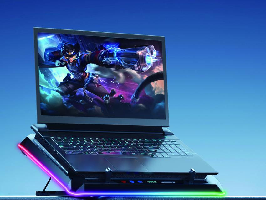 Conceptronic THYIA03B Gaming Notebook Cooler with USB Hub CONCEPTRONIC