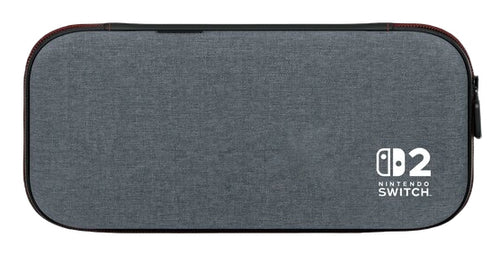 PowerA Slim Case Nintendo Switch 2 Mørkegrå – Etui set ovenfra