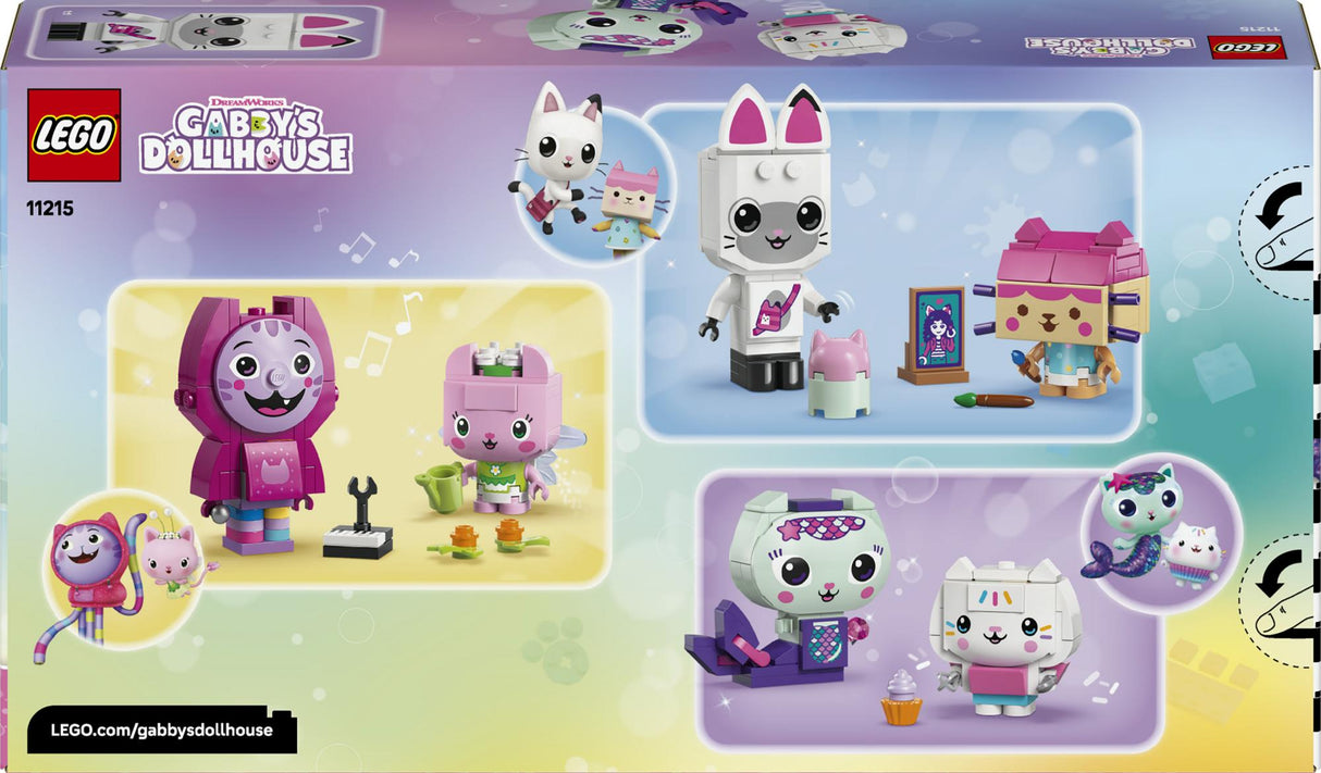 LEGO - Gabby's Dollhouse - Gabby's Brick-Built Cat Friends (11215) LEGO