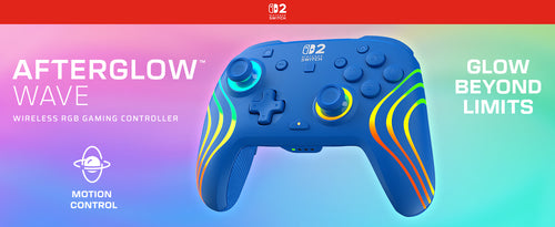 Turtle Beach Afterglow Wave Wireless – Switch, blå – Illustration af lys
