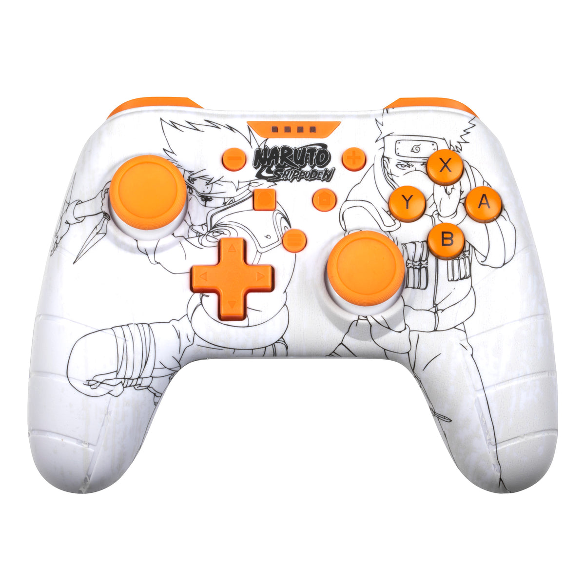 Konix Naruto Kakashi – kablet controller til Switch og PC – hvid – produktbillede 1
