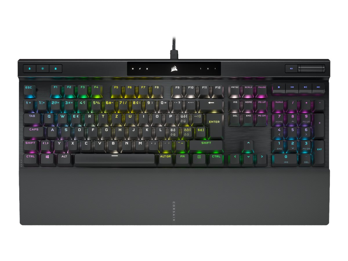 CORSAIR Gaming K70 RGB PRO Tastatur, mechanisch, RGB/16,8 Millionen Farben, Kabel Nordic