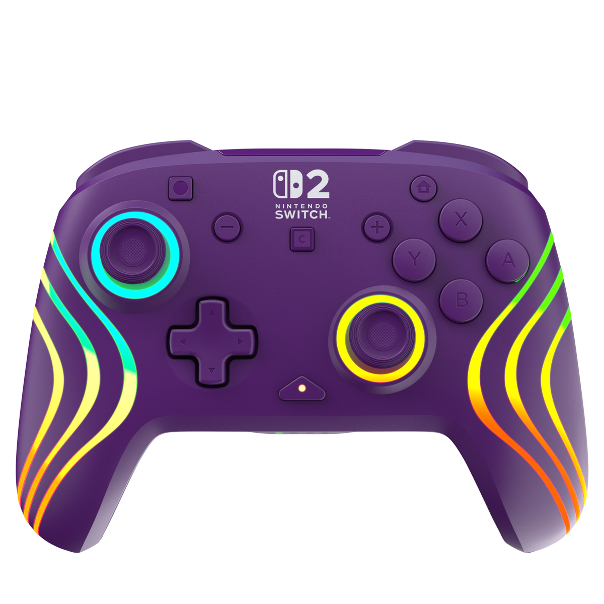Turtle Beach Afterglow Wave Wireless – Switch, lilla – Lilla controller med RGB-lys