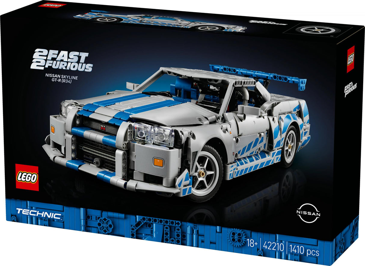 LEGO 42210 Technic 2 Fast 2 Furious Nissan Skyline GT-R(R34) LEGO