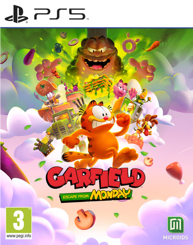 Garfield Escape from Monday – PlayStation 5 – spilomslag