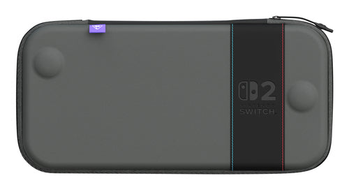 Turtle Beach PlayTrek Slim – Switch 2-etui – Charcoal Black – etui forfra
