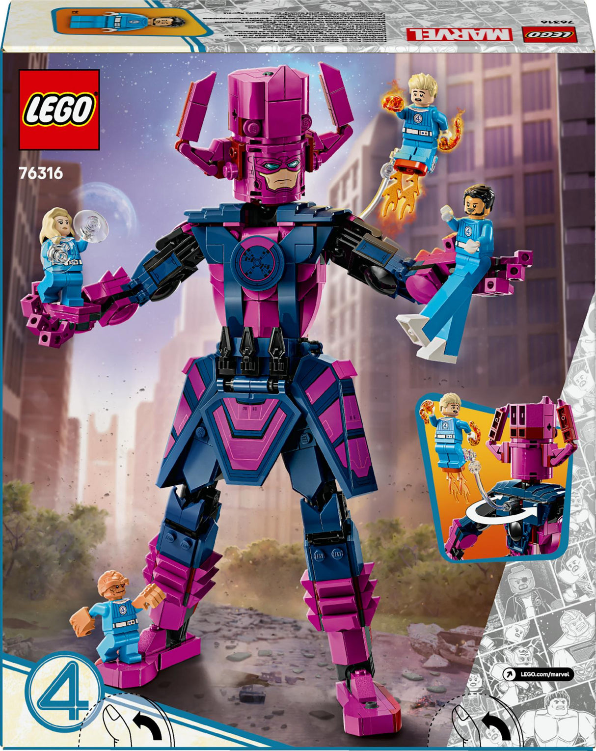 LEGO 76316 Marvel Super Heroes Fantastic Four vs. Galactus building figure LEGO