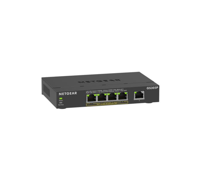 Netgear 5PT GE UNMANAGED SWCH W/POE+ (GS305P) Netgear International Limited