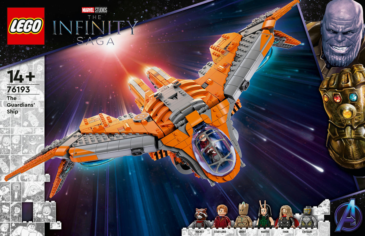 LEGO 76193 Marvel Super Heroes The Guardian Ship, construction toy - 76193 LEGO