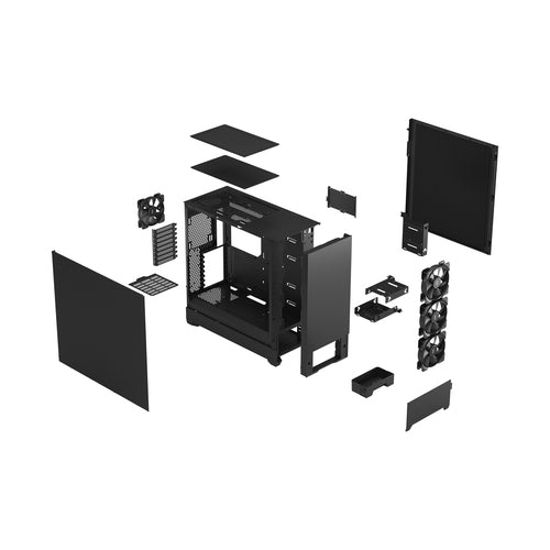 Midi Fractal Design Pop XL Silent Black Solid