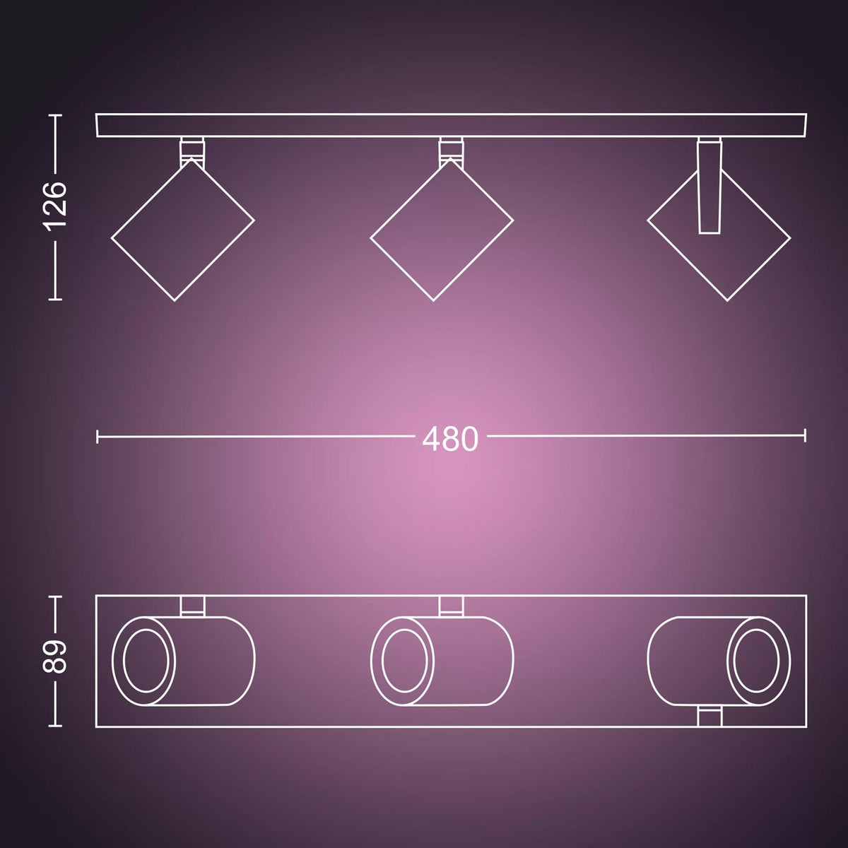 Philips Hue - Argenta - White & Color Ambiance Philips Hue