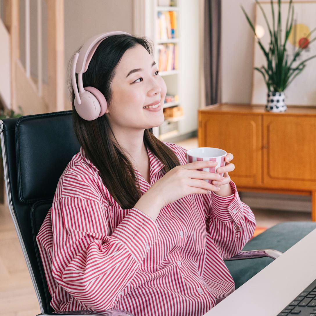 Logitech - Zone Wireless 2 ES – Wireless Noise Cancelling Headset with Adaptive Hybrid ANC, Bluetooth Logitech