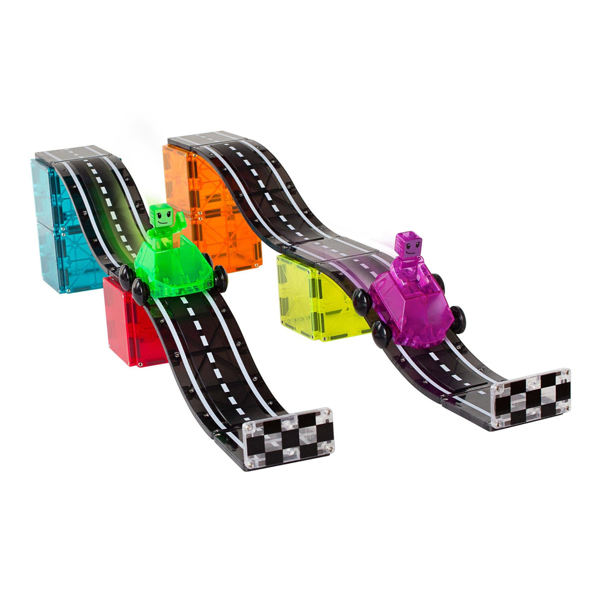 MAGNA-TILES - Downhill Duo 40 Piece Set (90233) Magna Tiles