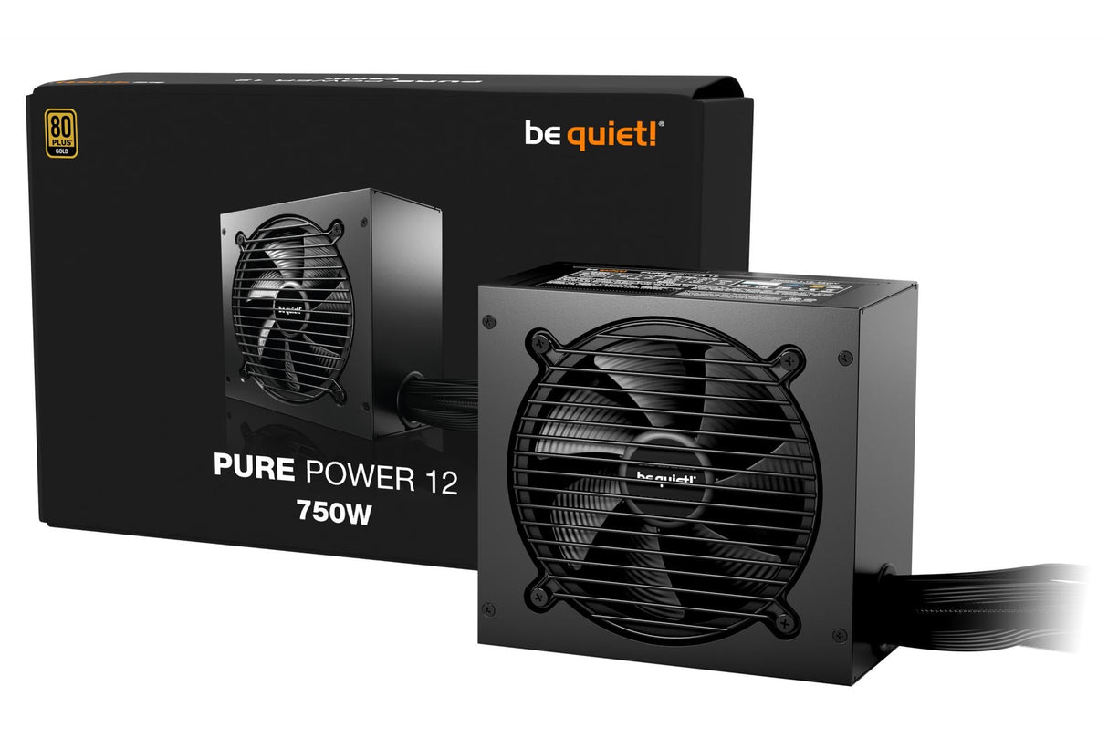 Be quiet Pure Power 12 750W (black, 1x 12-pin high power GPU, 3x PCIe, 750 watts) Be quiet