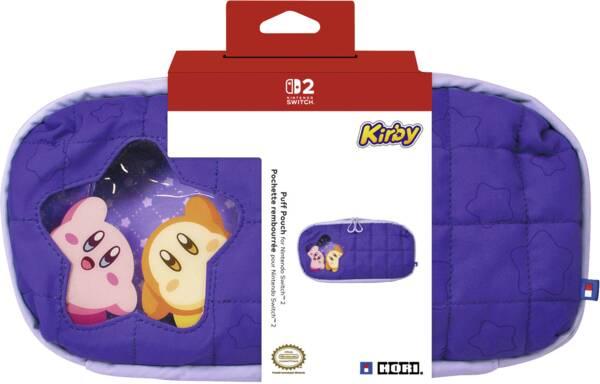 HORI - Puff Pouch for Nintendo Switch 2 (Kirby and Waddle Dee) - Purple - Mid-size HORI