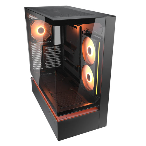 COUGAR CFV235, ARGB, glas, sort kabinet – produktdetalje