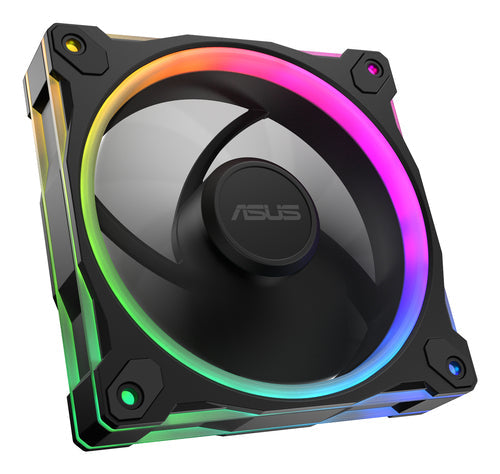 ASUS Prime MR120 ARGB Reverse Fan – kabinetblæser – Sort – Reverse