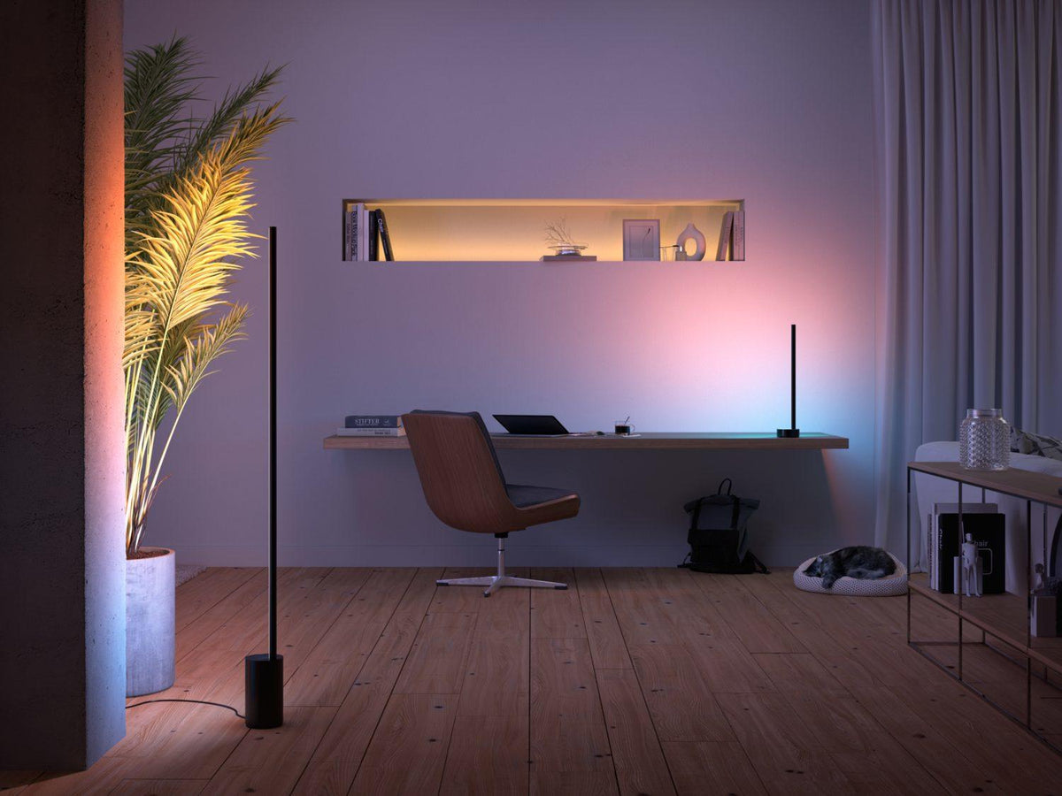 Philips Hue - Signe Floor Lamp - Gradient - White & Color Ambiance Philips Hue
