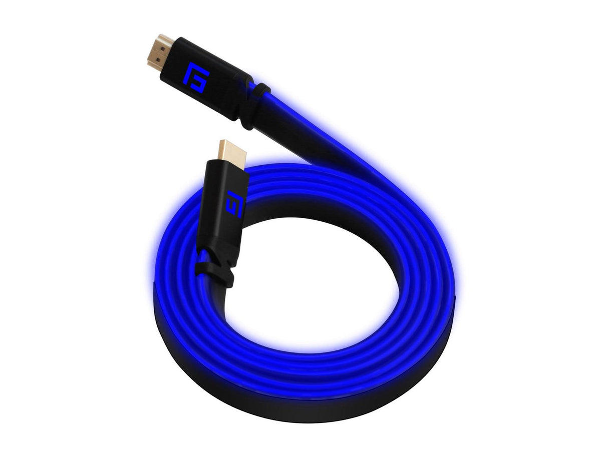 FLOATING GRIP 3M HIGH-SPEED LED HDMI CABLE V2.1 - BLUE Floating Grip