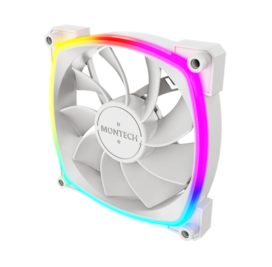 Montech RX120 PWM White - reverse fan Montech
