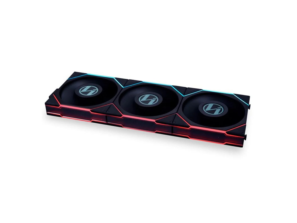 Lian Li UNI FAN TL Wireless LCD Reverse, 3 pak, Sort - 120 Lian Li