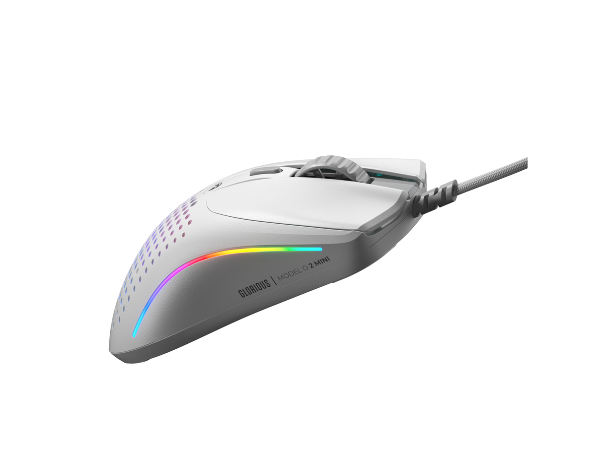Glorious Model O 2 Mini - Mat hvid Glorious