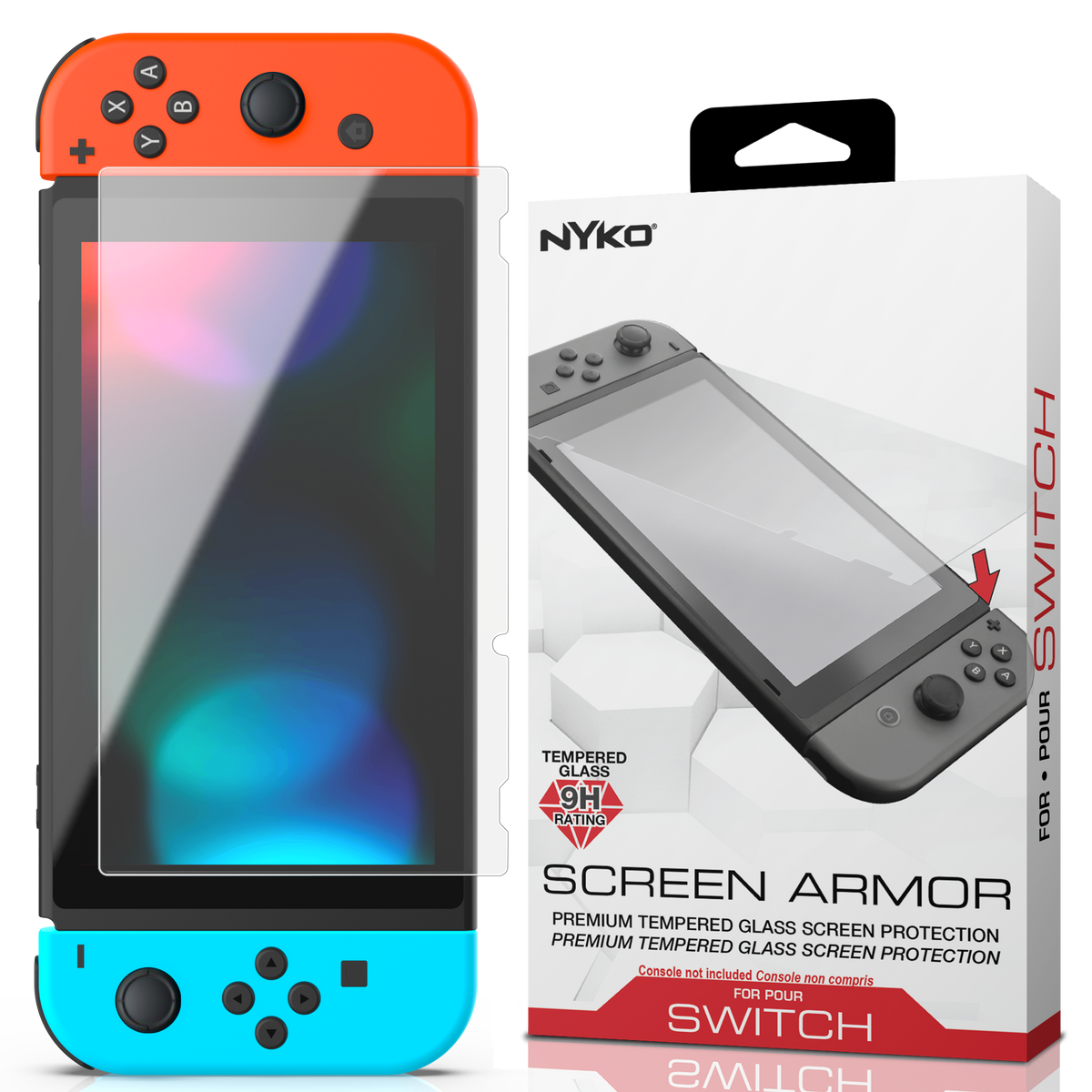 Nyko Screen Armor – skærmbeskytter til Nintendo Switch – produktbillede 2