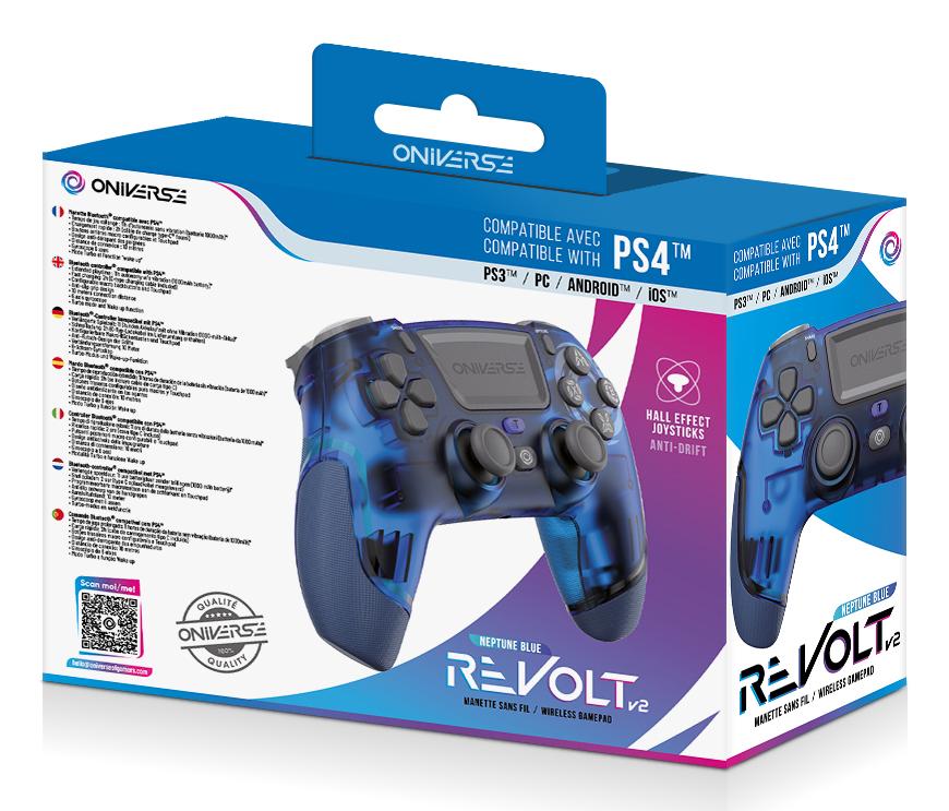 Oniverse - Wireless Controller Revolt V2 BT Wasp - PS4 (Blue) Geekd