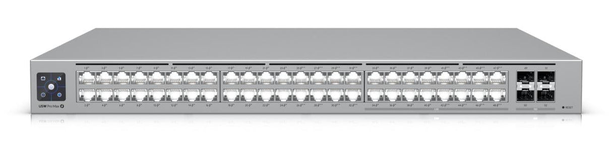 Ubiquiti Pro Max 48x PoE, Switch (720W PoE Budget) Ubiquiti