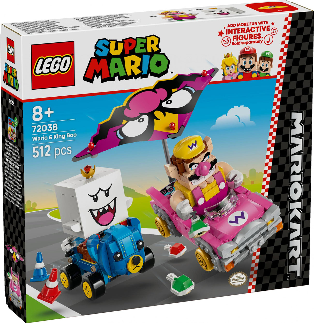 LEGO - Super Mario - Mario Kart™ – Wario & King Boo (72038) LEGO