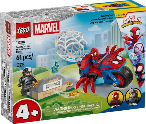 LEGO 11206 Marvel Spidey and his super friends Spidey on motorcycle vs. Rhino Lego