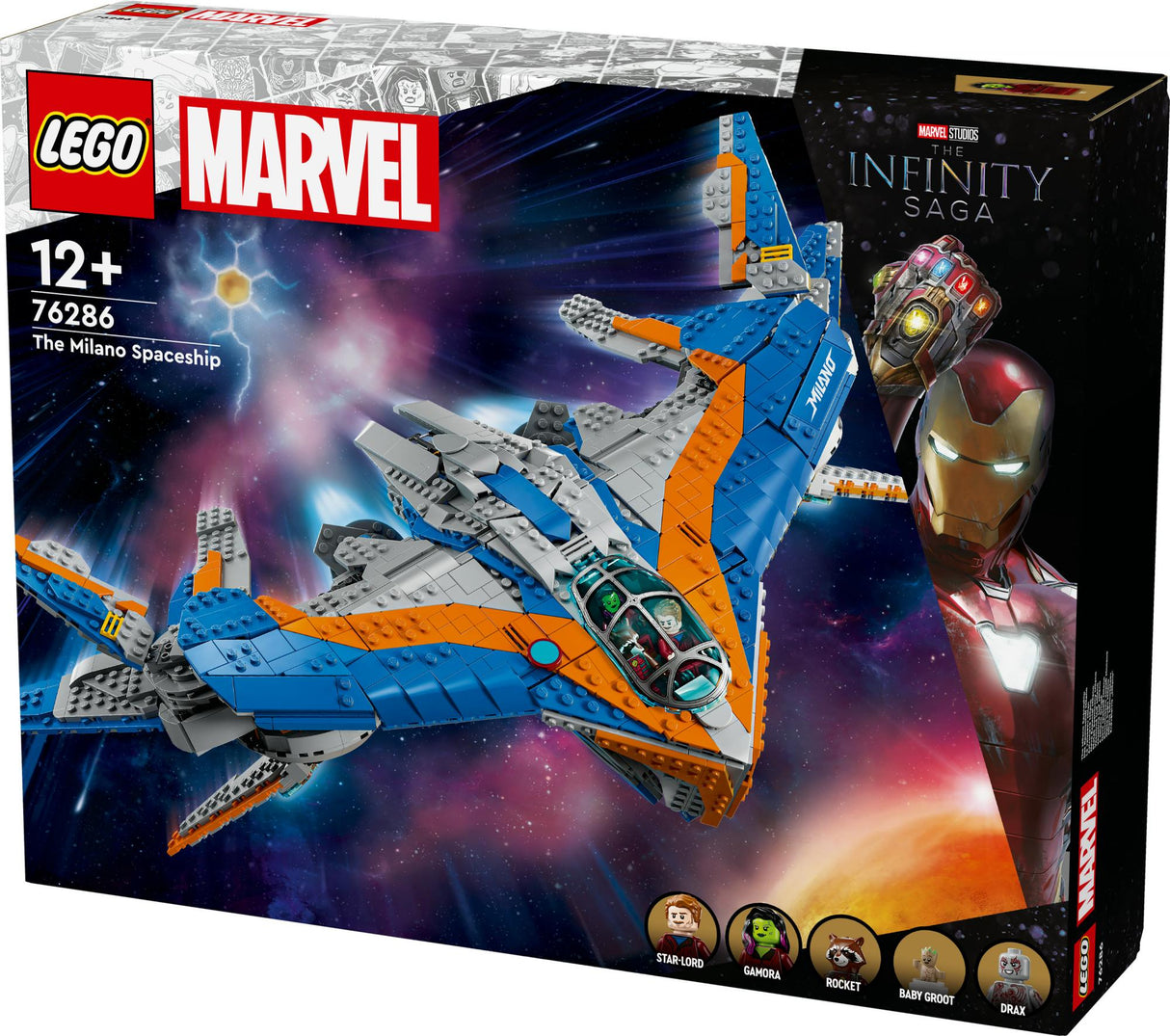 LEGO 76286 Marvel Super Heroes Guardians of the Galaxy: The Milano, construction toy LEGO