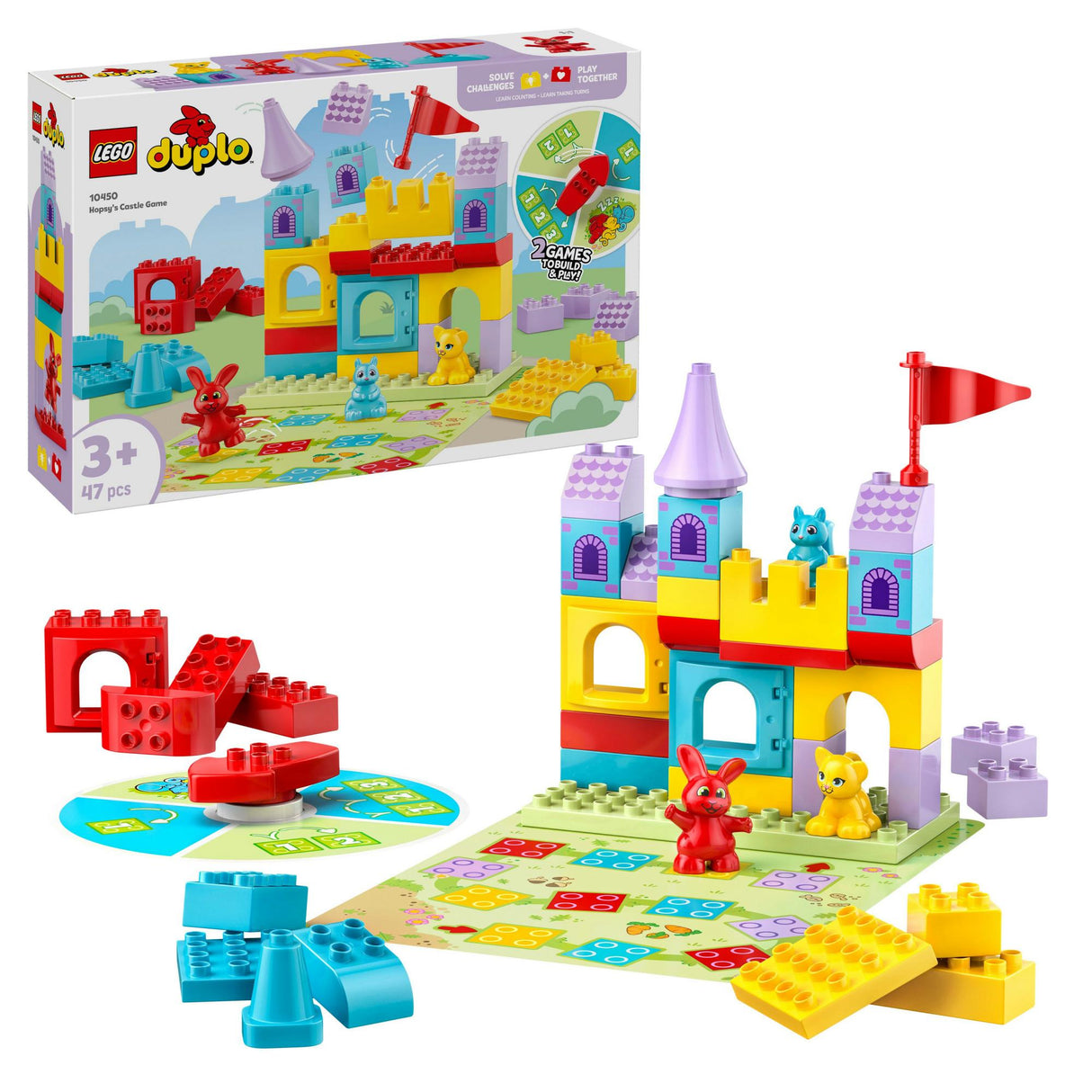 LEGO 10450 DUPLO Hopsy's Castle Game, construction toy LEGO
