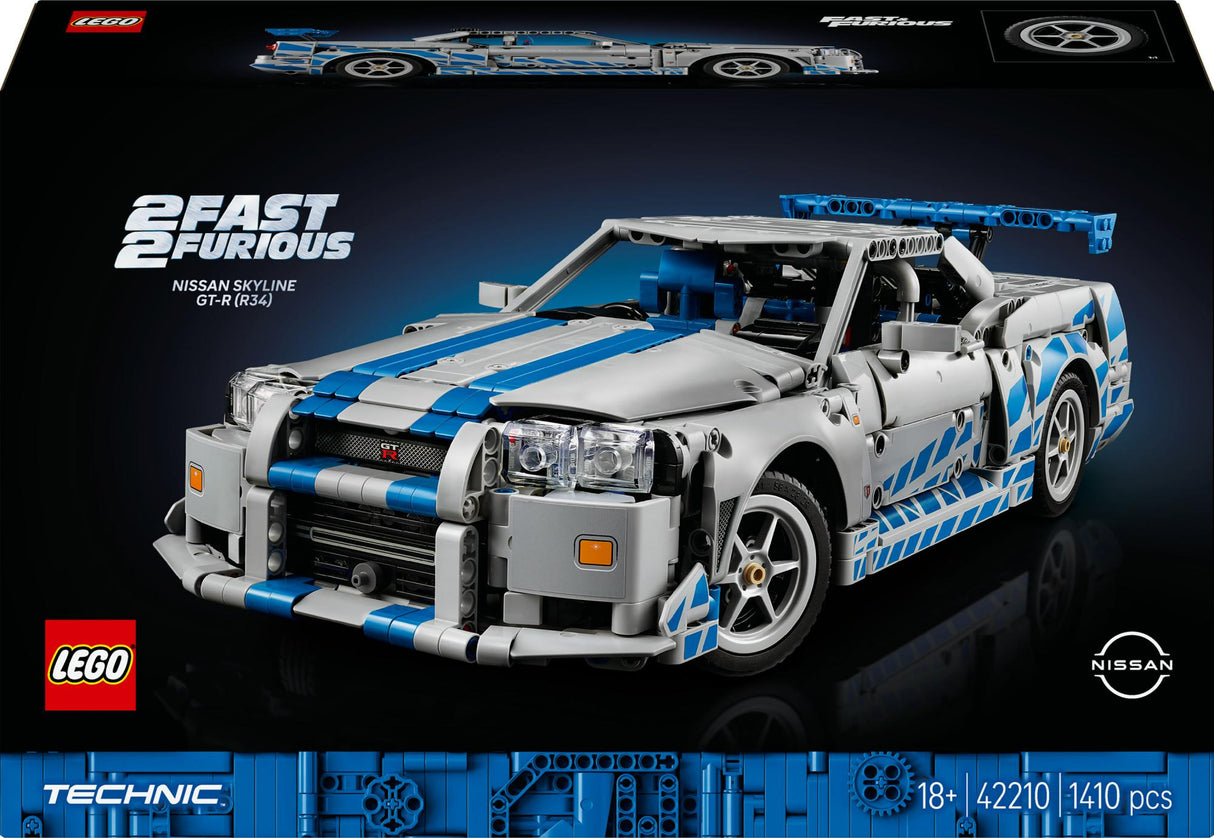 LEGO 42210 Technic 2 Fast 2 Furious Nissan Skyline GT-R(R34) LEGO