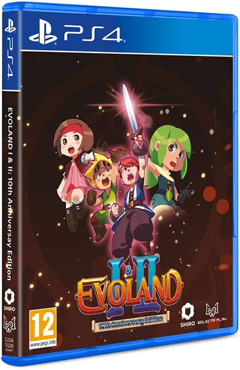 Evoland 1 and 2 - 10th Anniversary Edition – PlayStation 4 – spilomslag