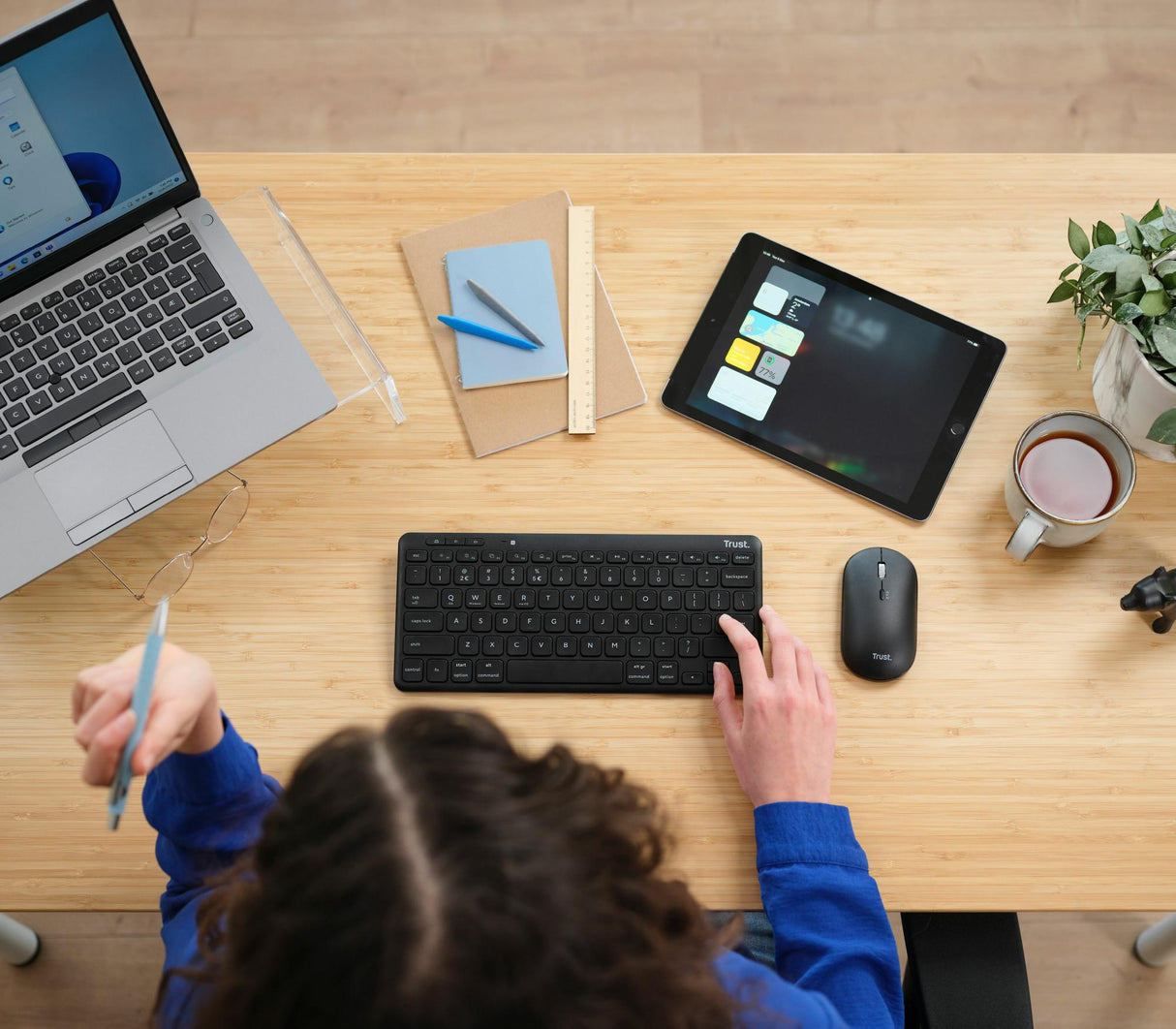 TRUST LYRA WL TASTATUR & MUS