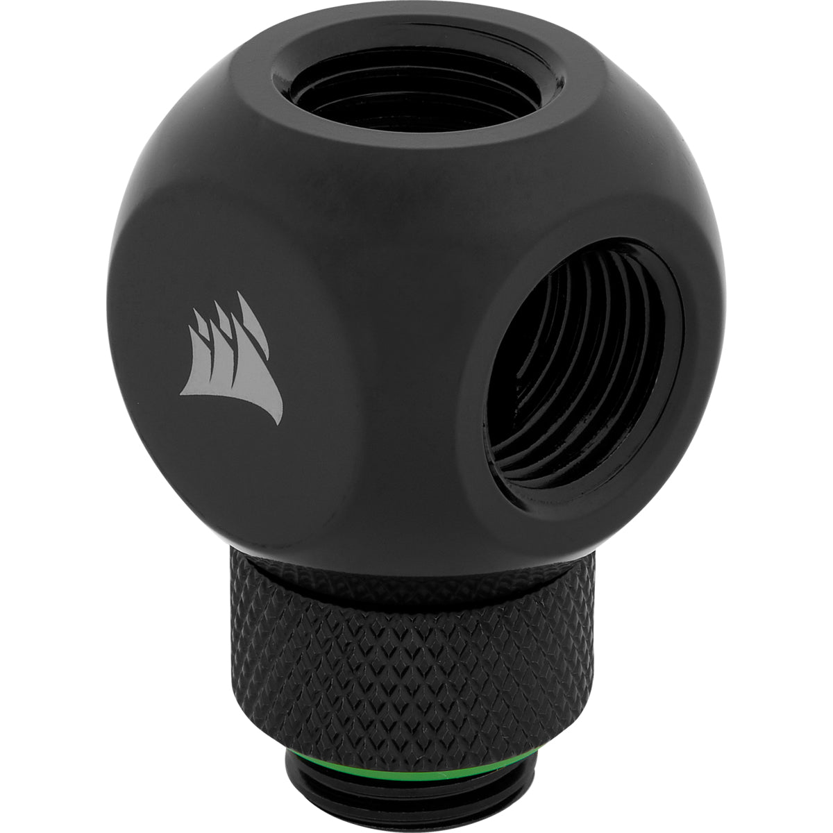 CORSAIR Hydro X Series XF Rotary Y-Splitter Kühlmittelsystemanpassung 1er-Pack Schwarz