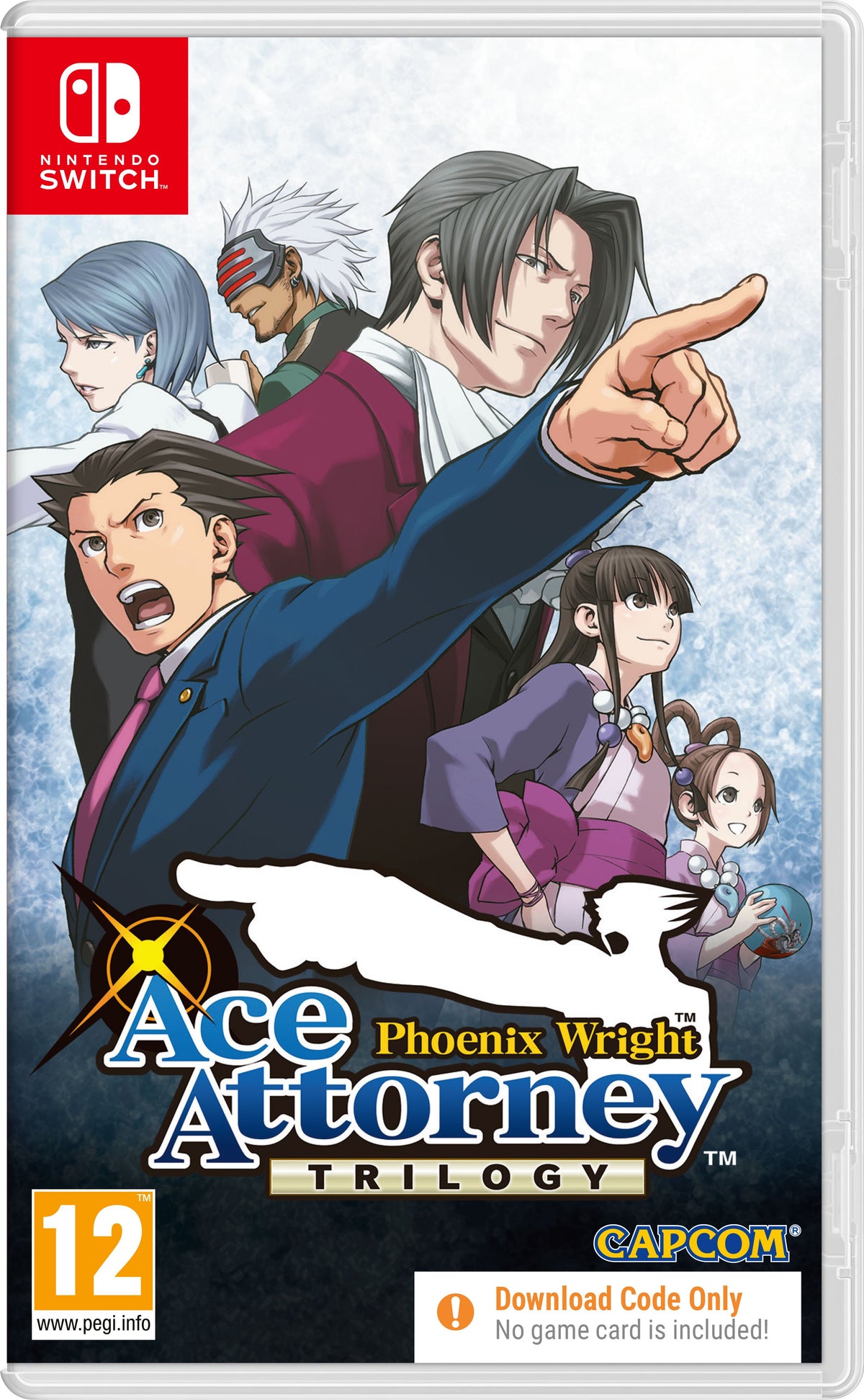 Phoenix Wright Ace Attorney Trilogy (Code in Box) – emballage