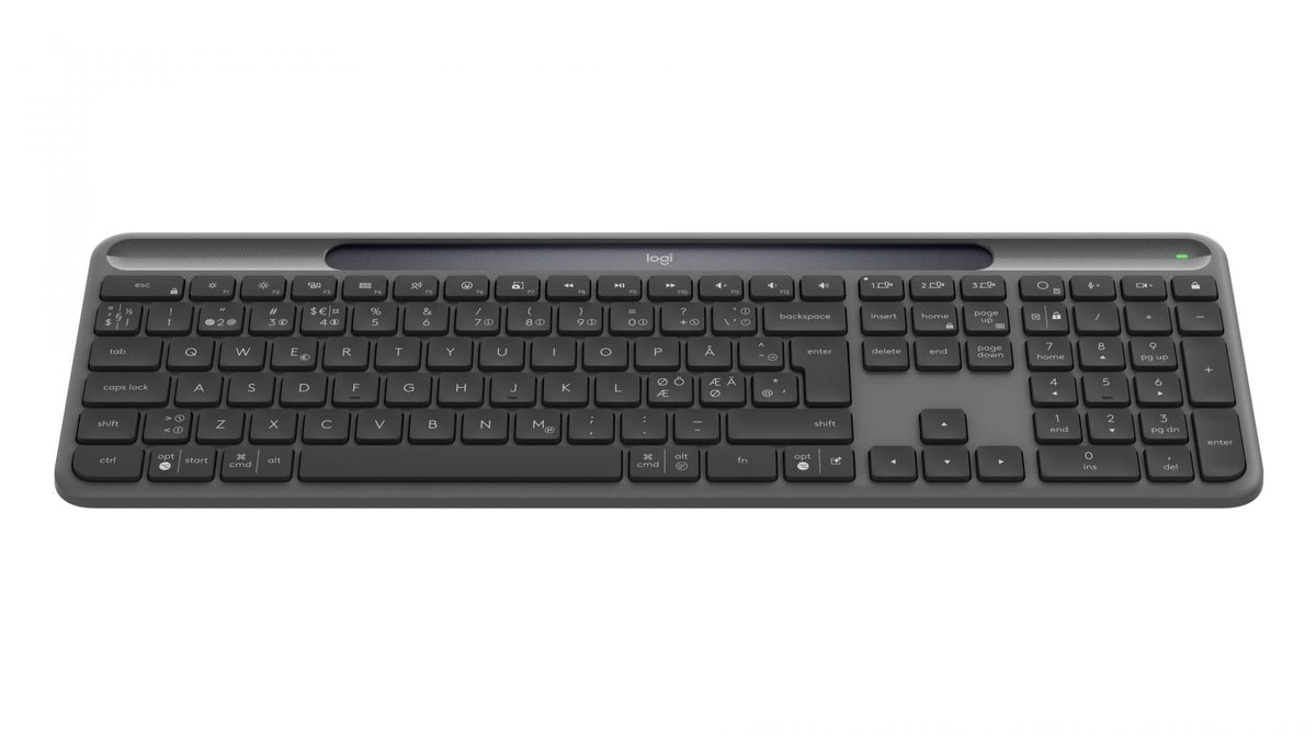 Logitech - Signature Slim Solar+ K980 Keyboard - Graphite (Nordic) Logitech