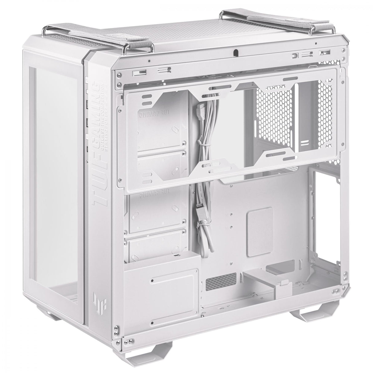 ASUS TUF Gaming GT502 Tempered Glass Dual Chamber Case White ASUS