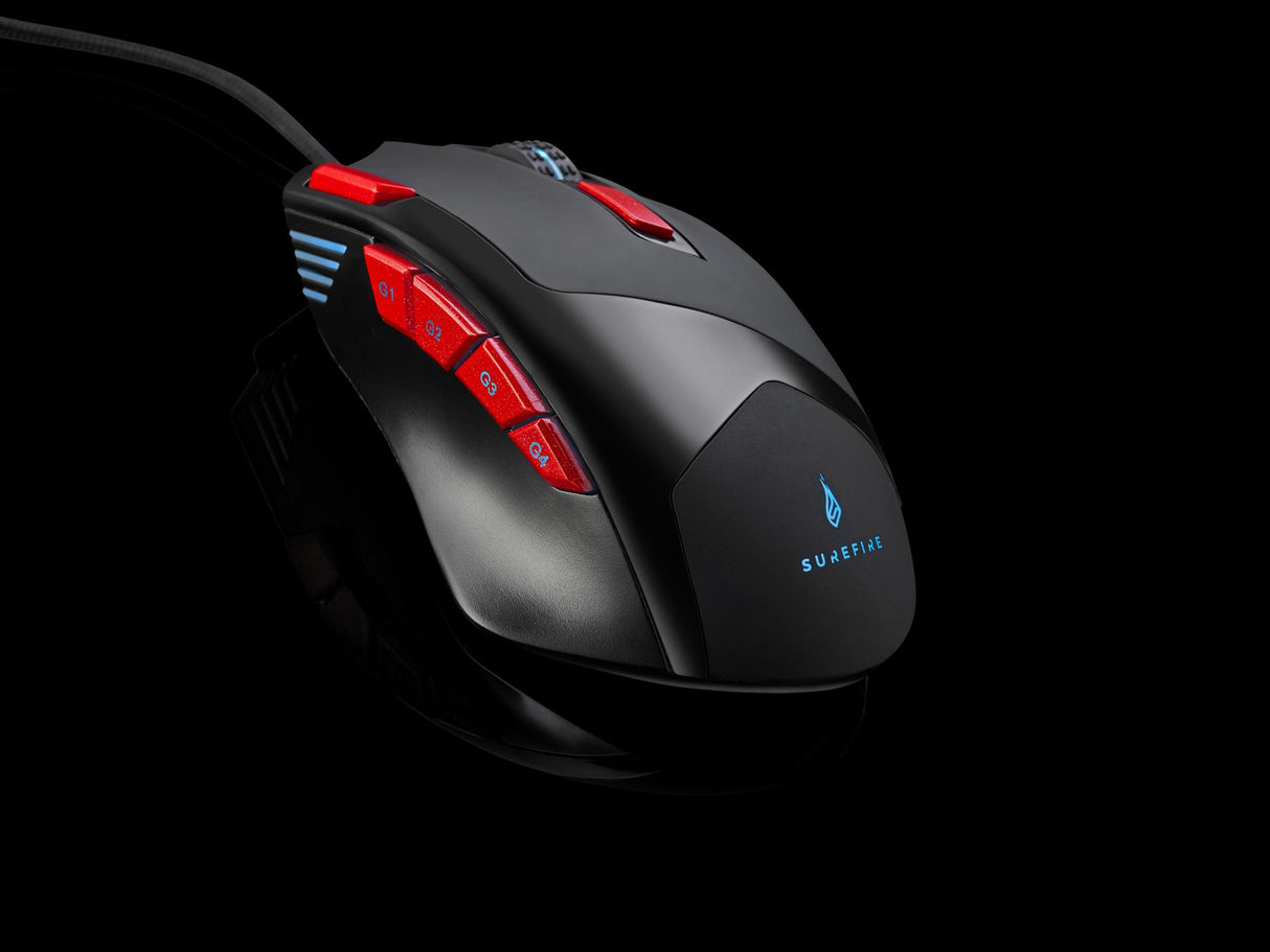SUREFIRE - Eagle Claw Gaming-Maus mit 9 Tasten RGB