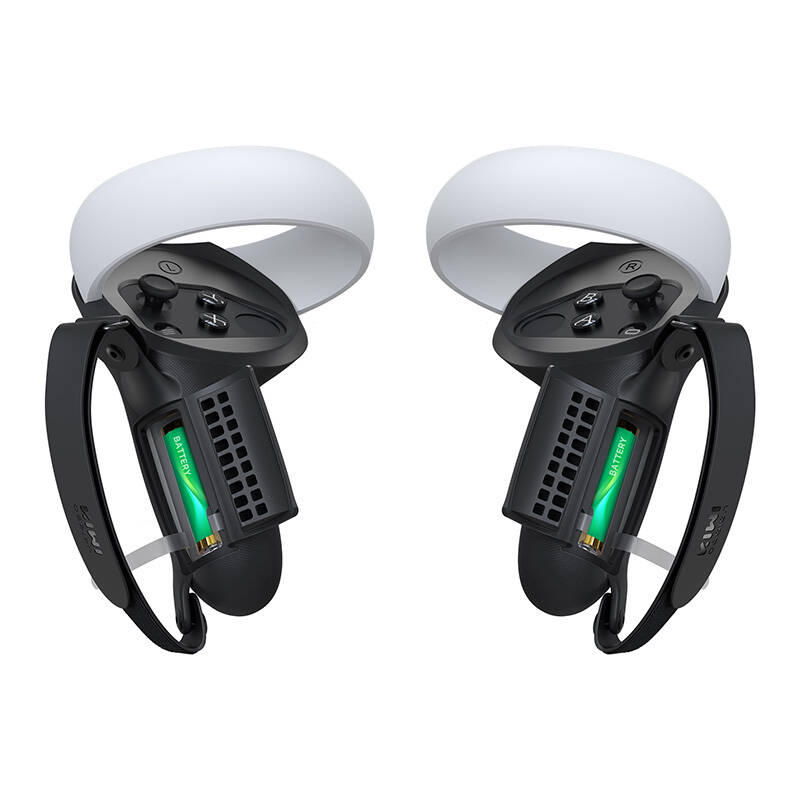 Controller-Griff mit Akku Kiwi Design Q1 PRO-2.2 für Meta Quest 2 schwarz