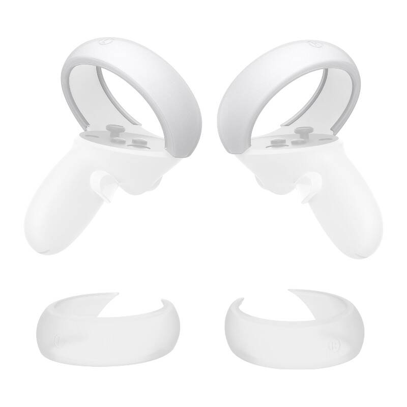 Schutzhülle für den Controller Kiwi Design Q26-2.1 für Meta Quest 2, Weiß