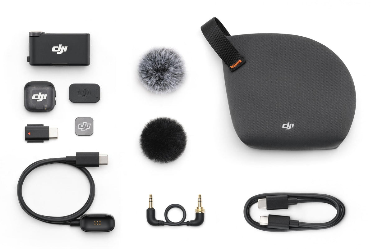DJI - Mic 3 Wireless Microphone System (1 TX + 1 RX) – Compact & Professional DJI